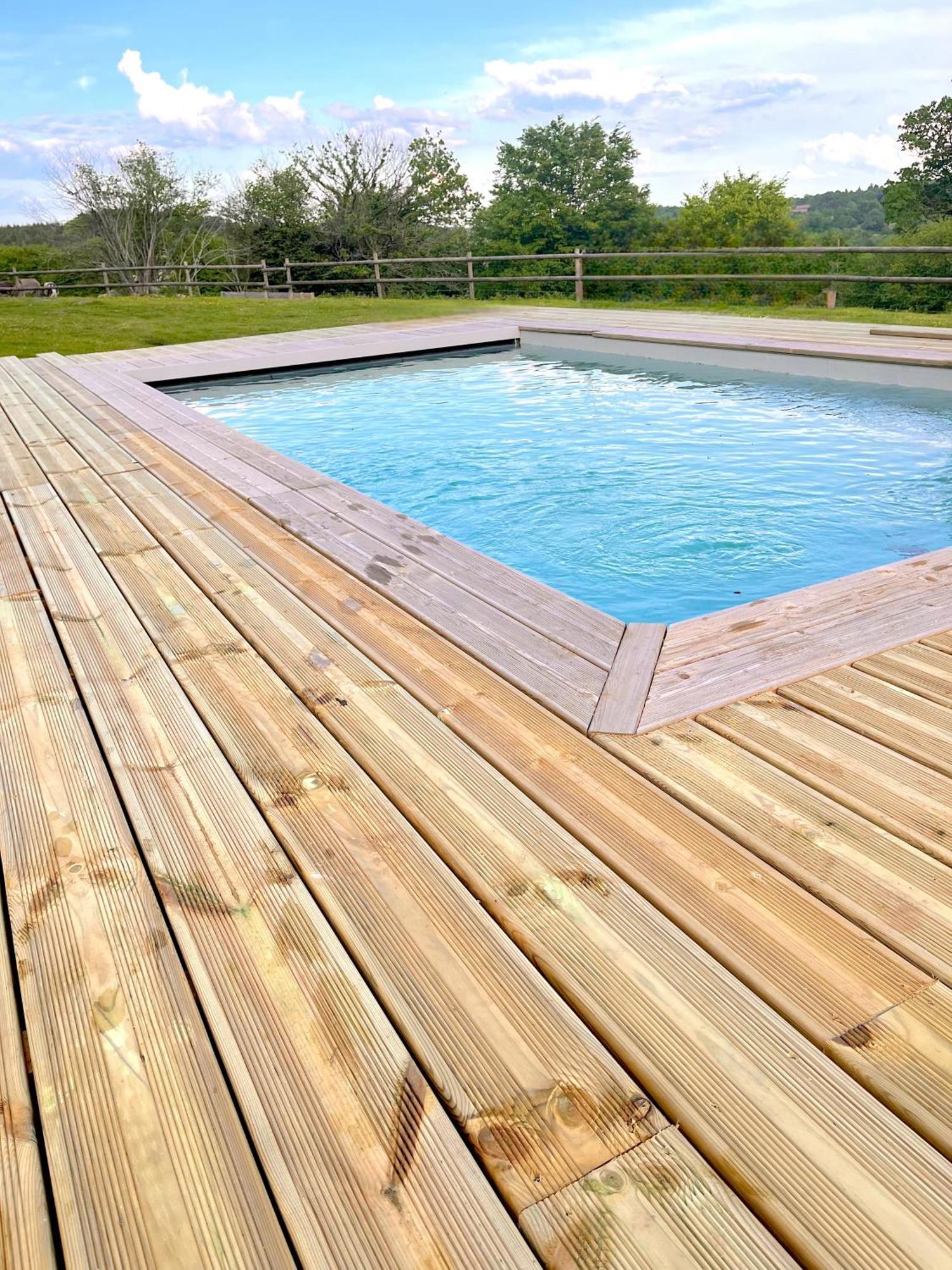 Madelaine Ranch, Nouvelle Piscine 2025 Villa Le Gast Bagian luar foto